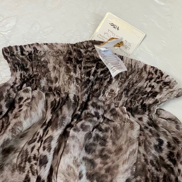 Lisa Blue AFRICAN QUEEN Side Split Pant - Tawny Leopard - Picture 5 of 15